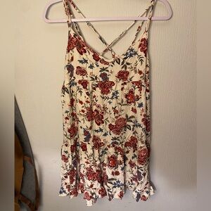 Cute floral flowy dress American Eagle L